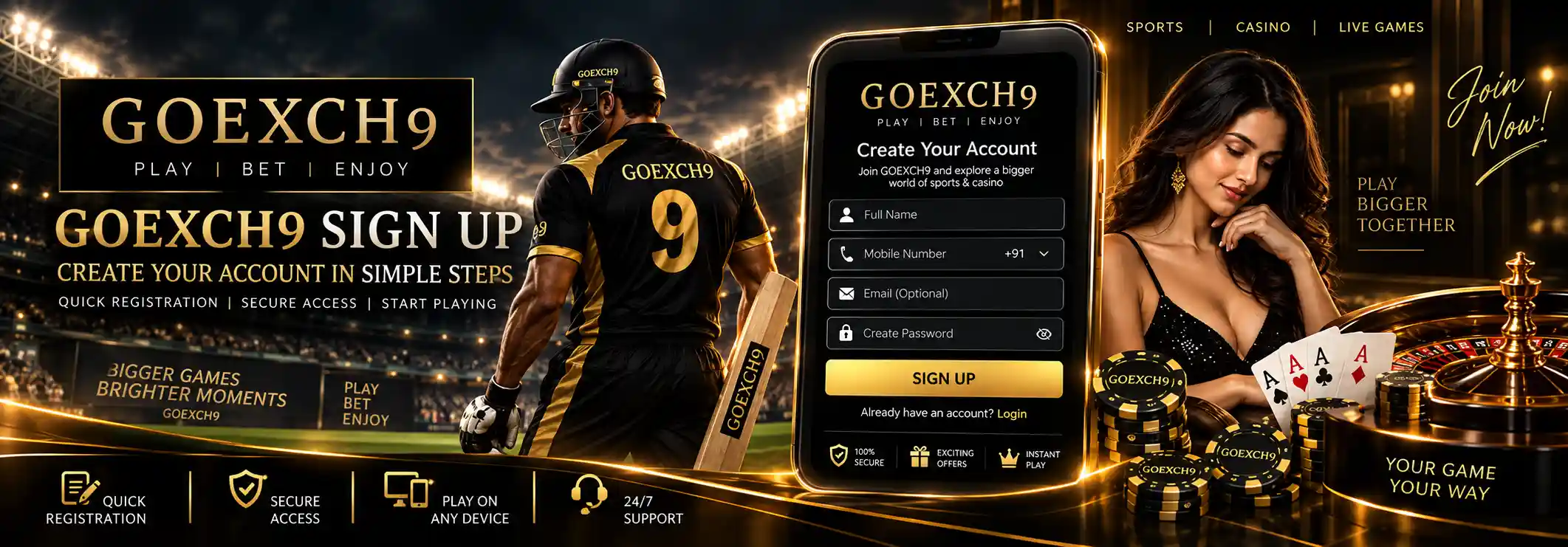 Goexch9 Sign Up